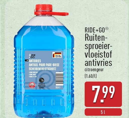 Ruiten­ sproeier­ vloeistof antivries