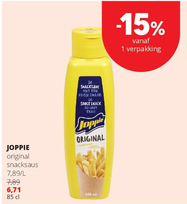 JOPPIE original snacksaus