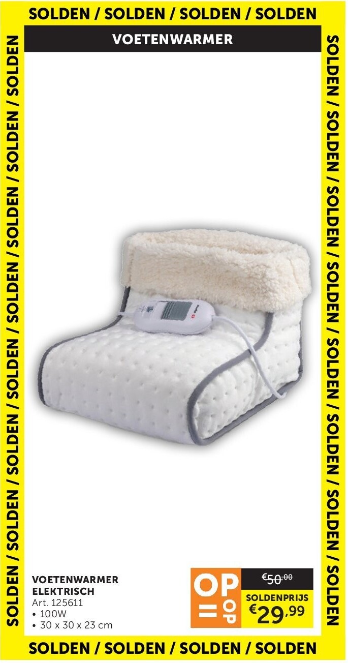 VOETENWARMER ELEKTRISCH