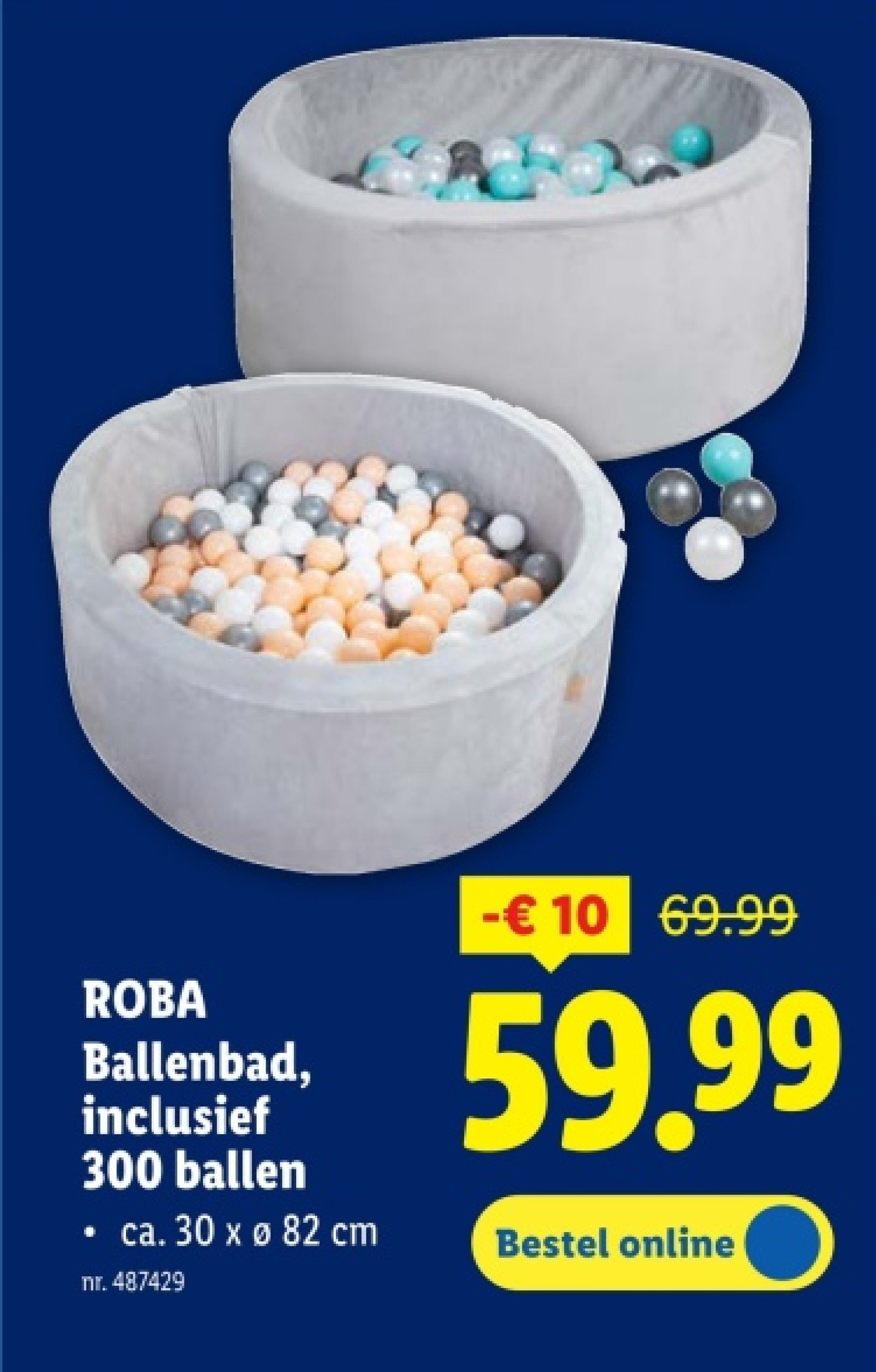 ROBA Ballenbad, inclusief 300 ballen