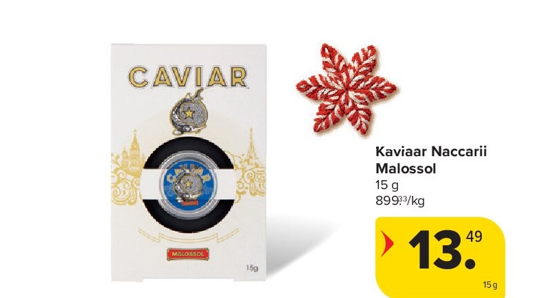 Kaviaar Naccarii Malossol