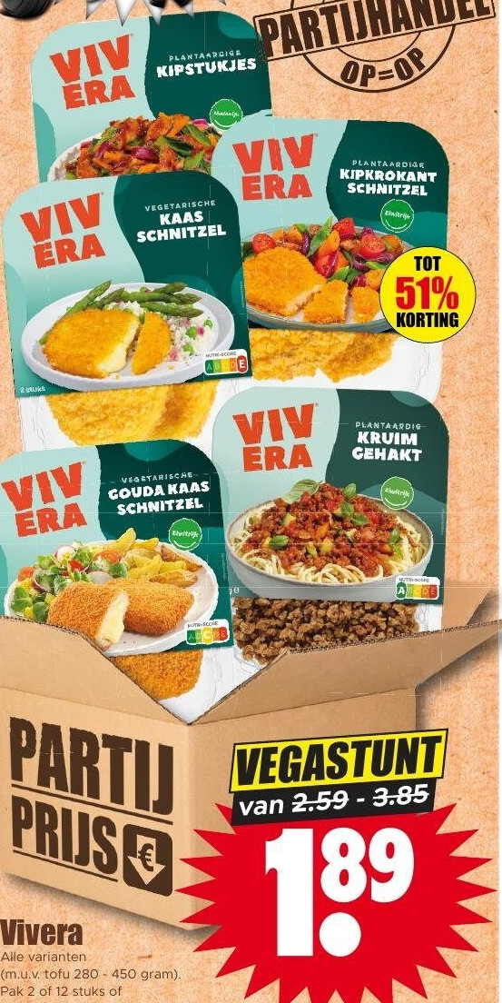 Vivera plantaardige vleesvervangers