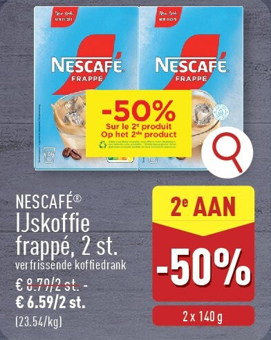 IJskoffie frappé, 2st.