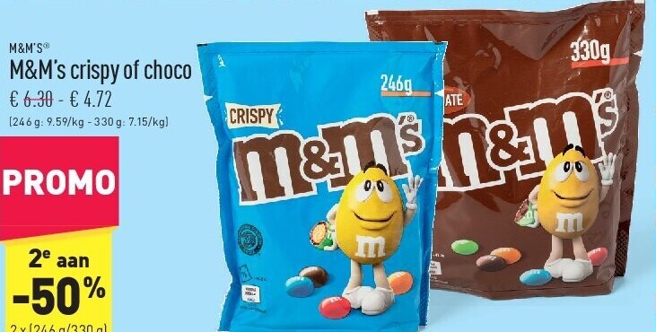 M&M’s crispy of choco