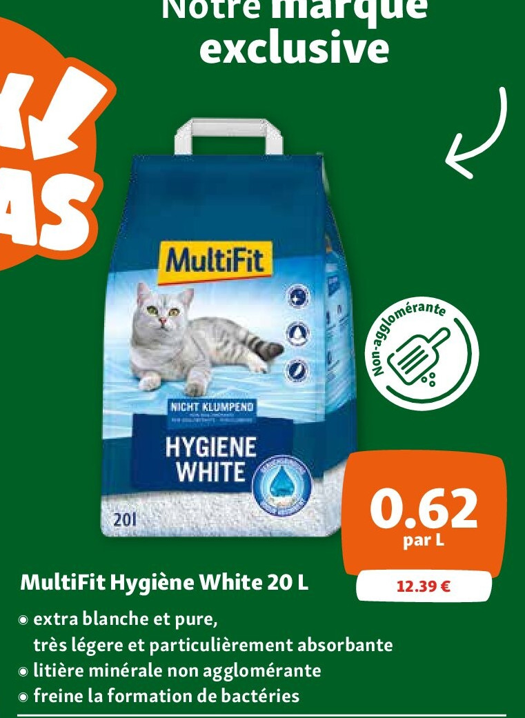 MultiFit Hygiène White 20 L