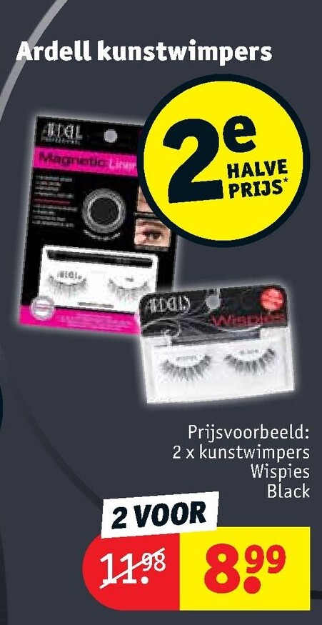 Ardell 2 x kunstwimpers Wispies Black