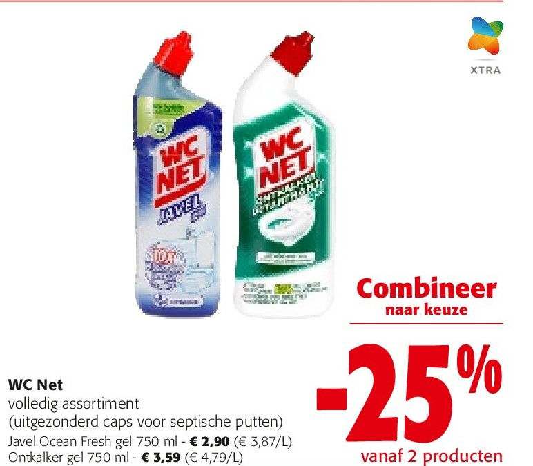 WC Net Javel Ocean Fresh gel 750 ml