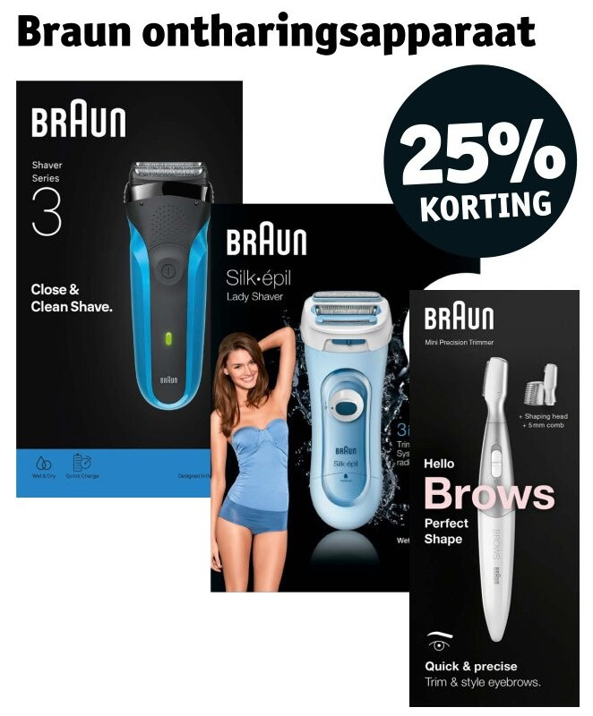 Braun ontharingsapparaat