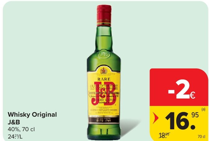 Whisky Original J&B
