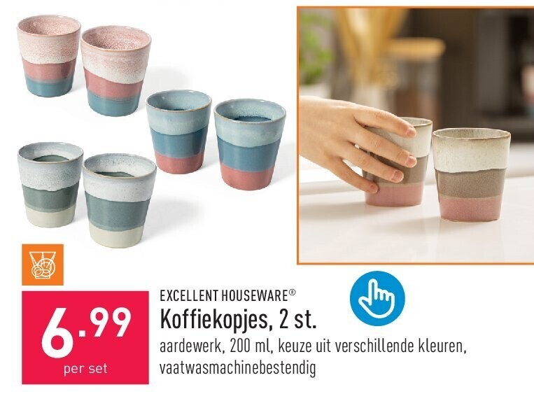 Koffiekopjes, 2 st.
