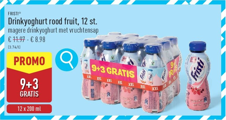 Drinkyoghurt rood fruit, 12 st.