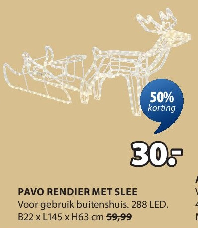 PAVO RENDIER MET SLEE