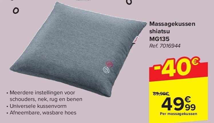 Massagekussen shiatsu MG135