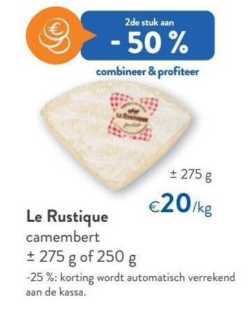 Le Rustique camembert