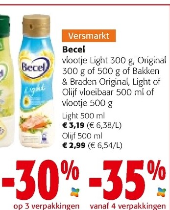 Becel Olijf 500 ml