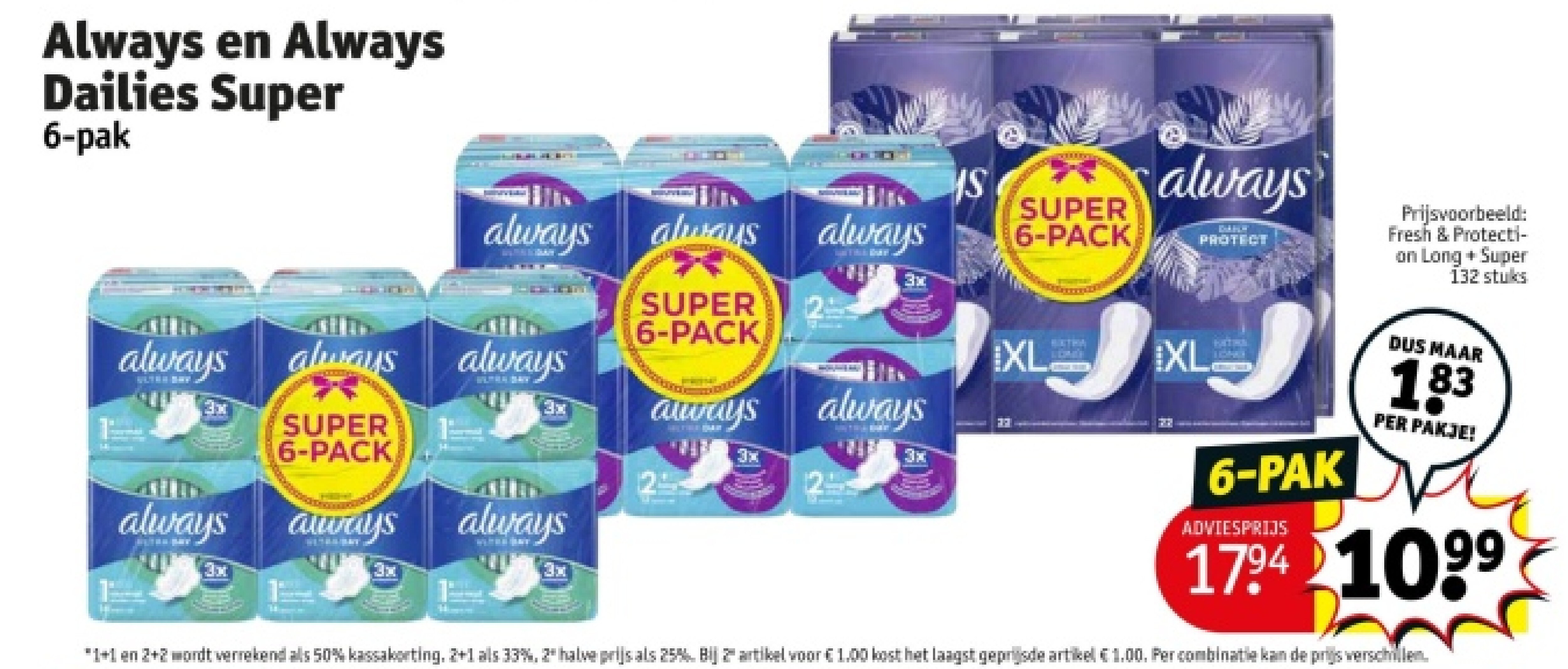 Always en Always Dailies Super