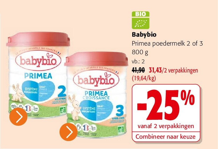 Babybio Primea poedermelk 2