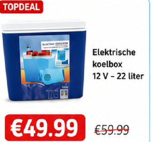 Elektrische koelbox 12 V-22 liter