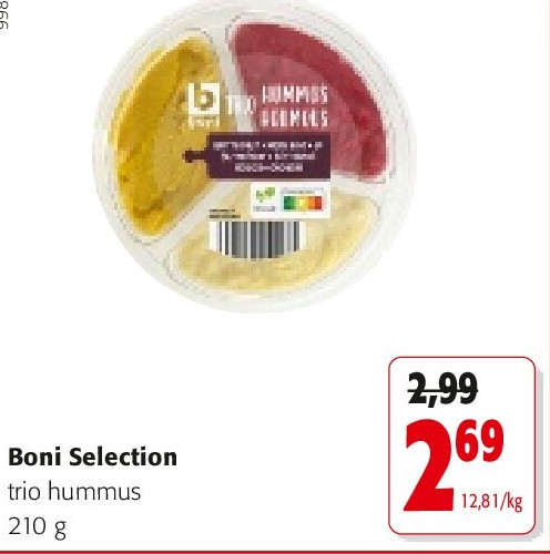 Boni Selection trio hummus 210 g