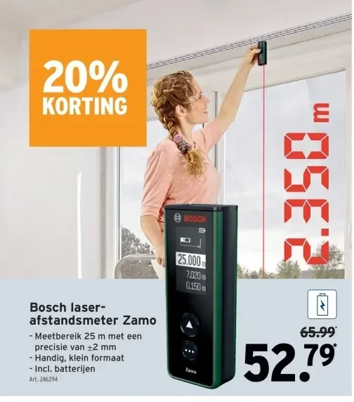 Bosch laserafstandsmeter Zamo