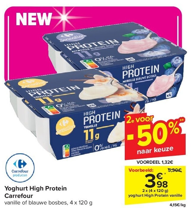 Yoghurt High Protein Carrefour