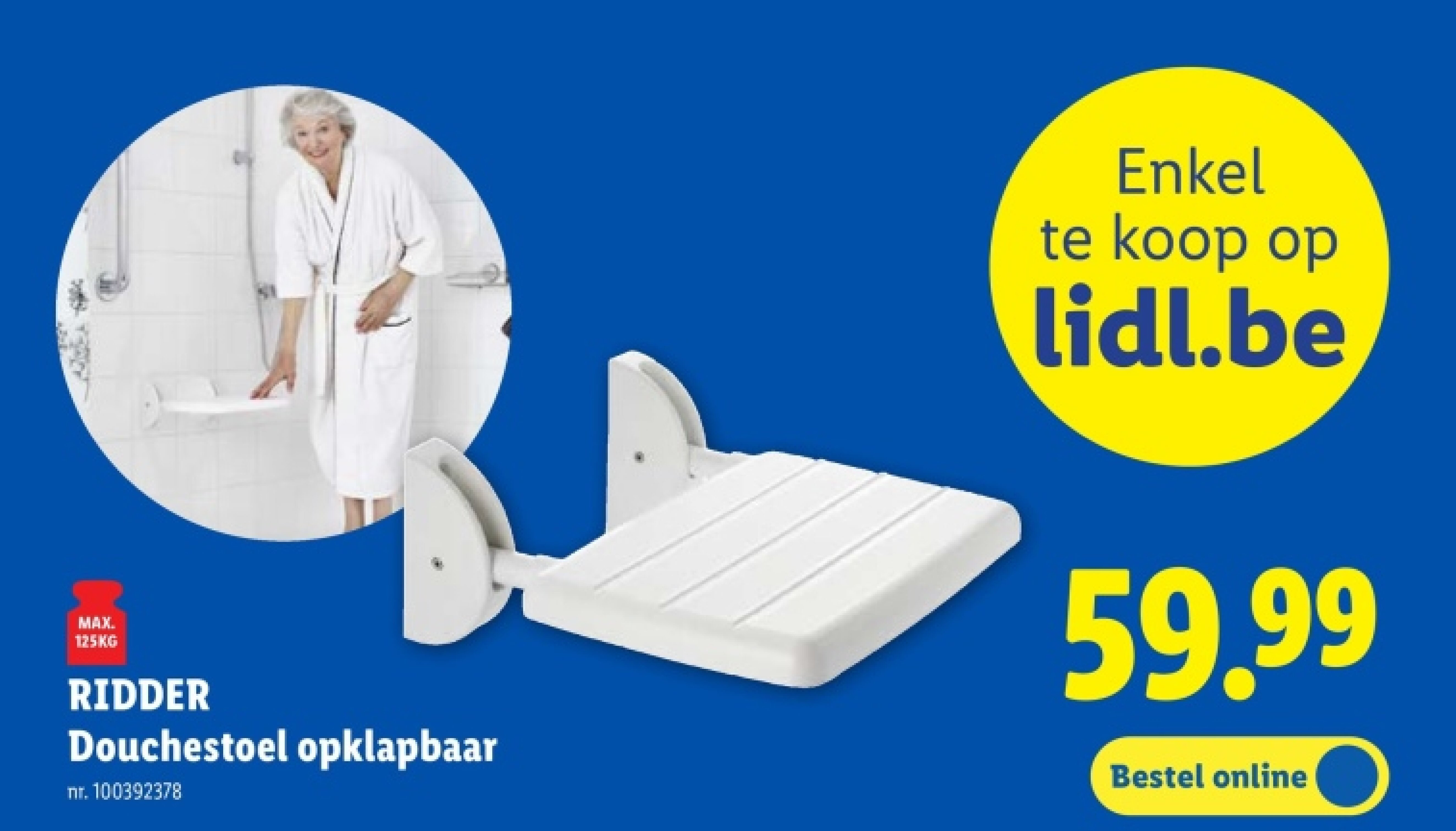 Douchestoel opklapbaar