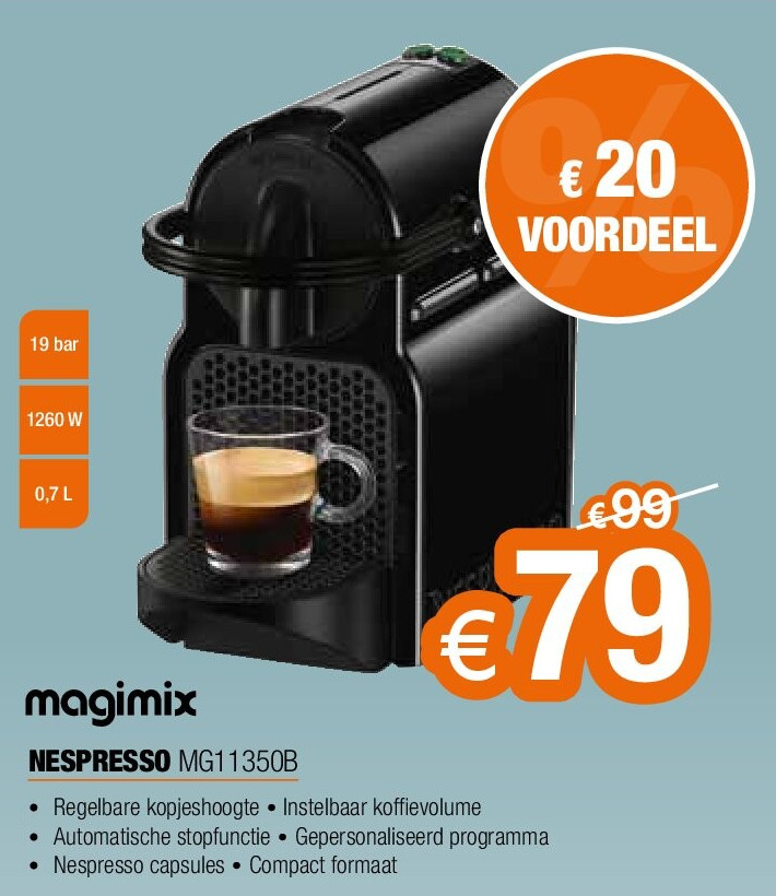 Magimix NESPRESSO MG11350B