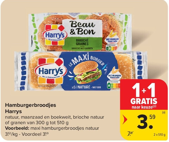 Hamburgerbroodjes Harrys