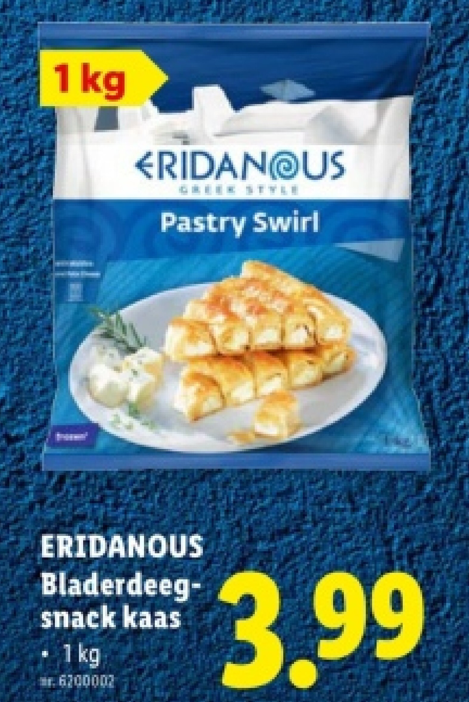 Bladerdeegsnack kaas