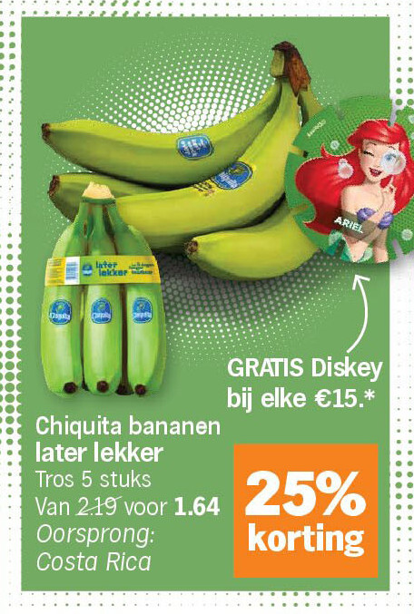 Chiquita bananen later lekker