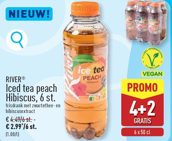 Iced tea peach Hibiscus, 6st.