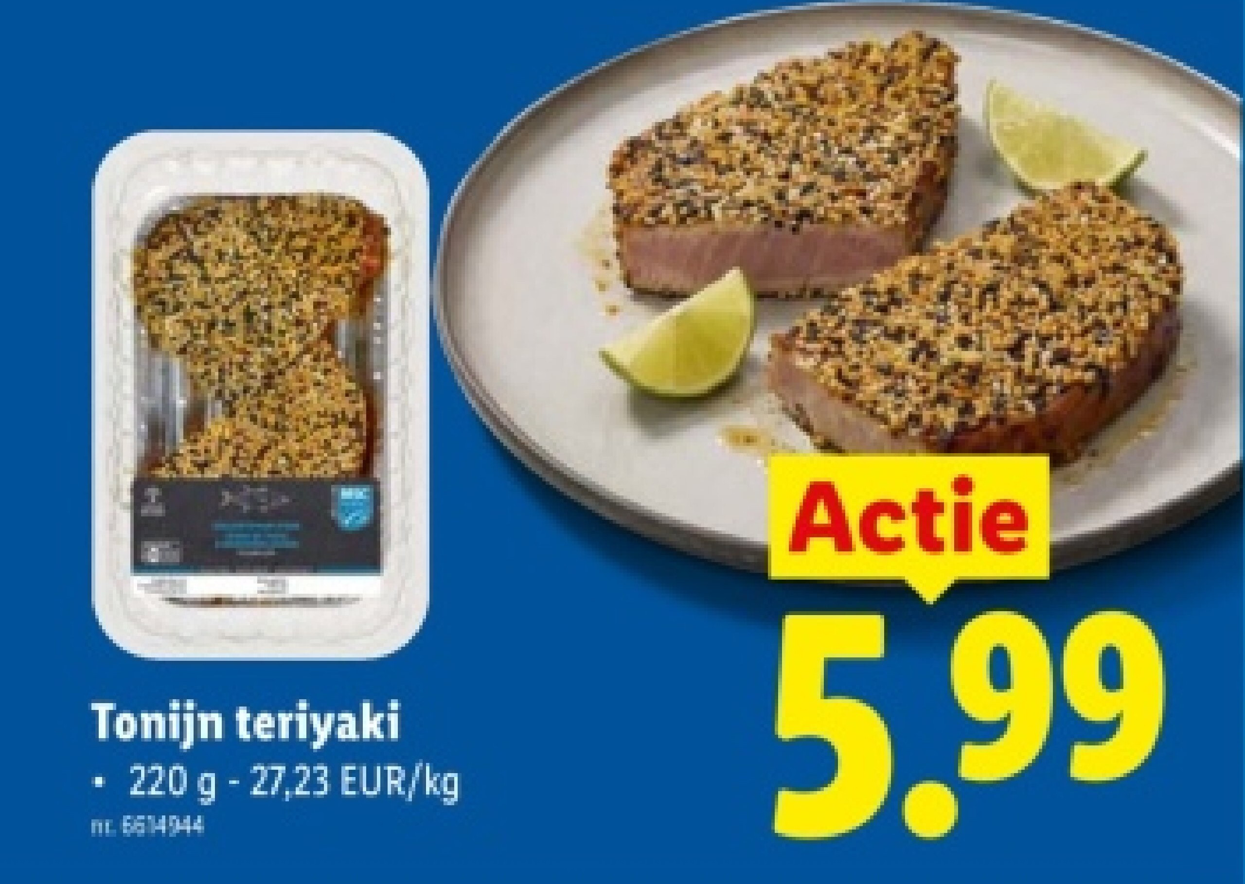 Tonijn teriyaki