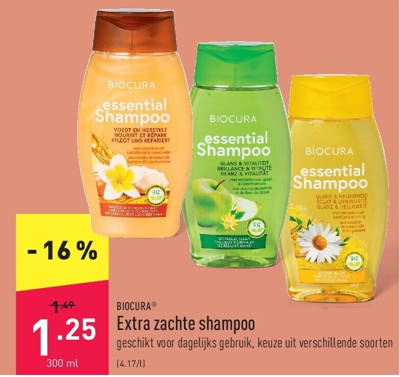 Extra zachte shampoo