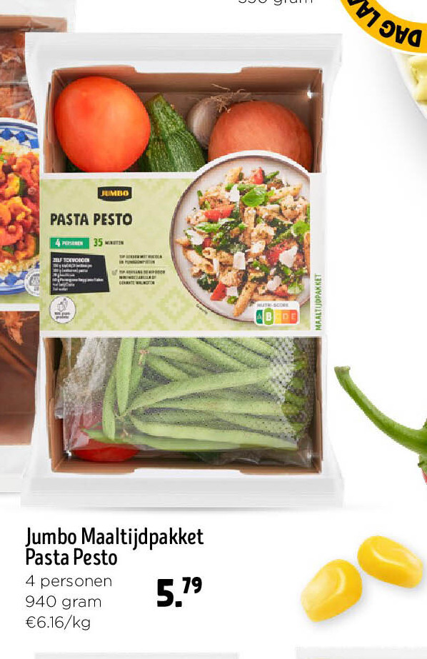 Jumbo Maaltijdpakket Pasta Pesto