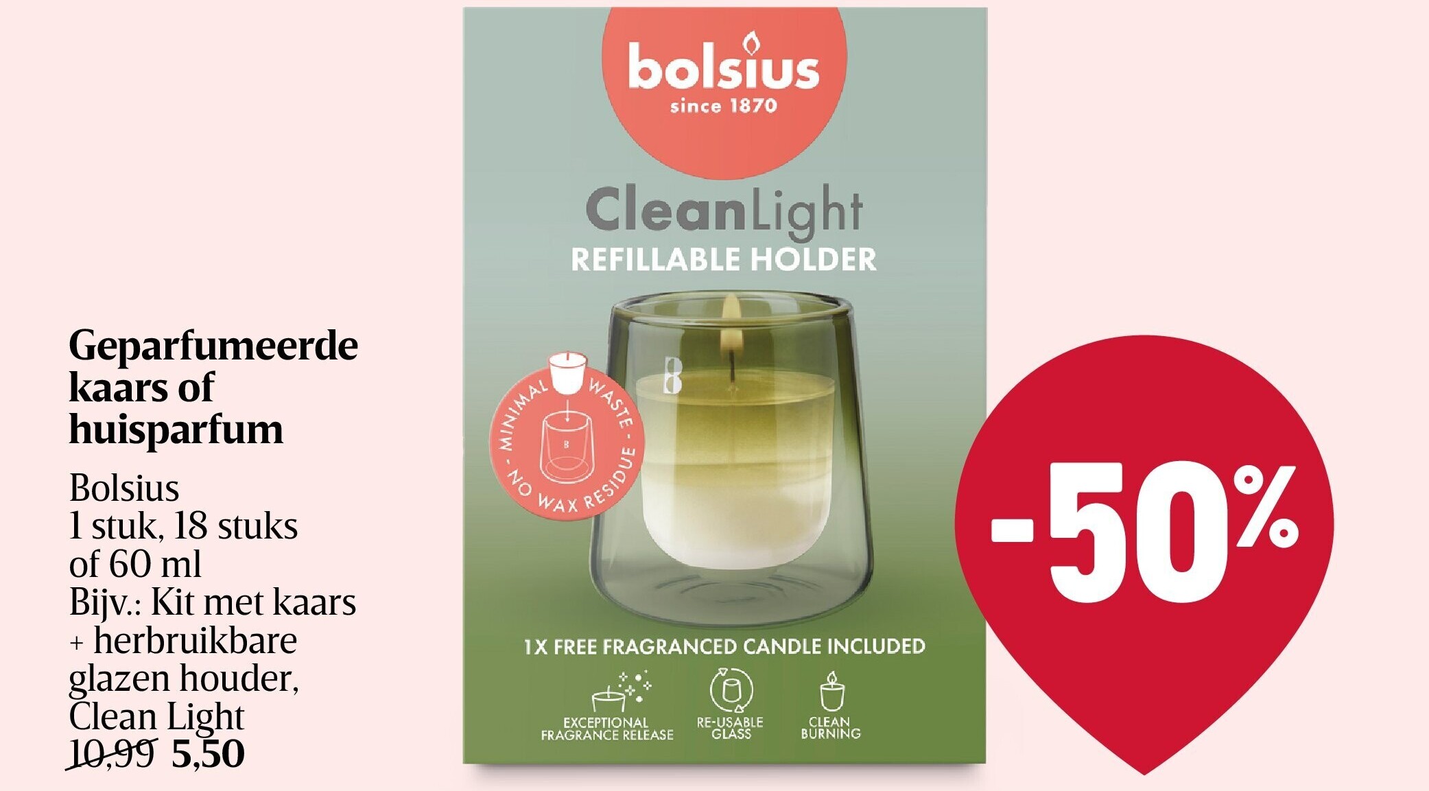 Geparfumeerde kaars of huisparfum