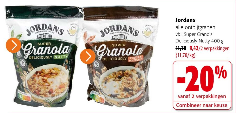 Jordans Super Granola Deliciously Nutty 400 g