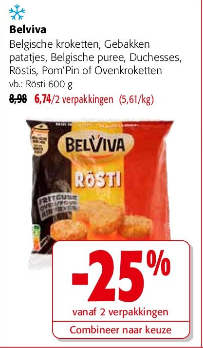 Belviva Rösti 600 g