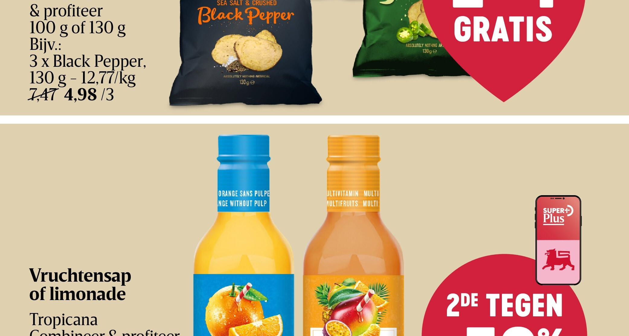 Vruchtensap of limonade