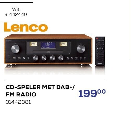 CD-SPELER MET DAB+/ FM RADIO