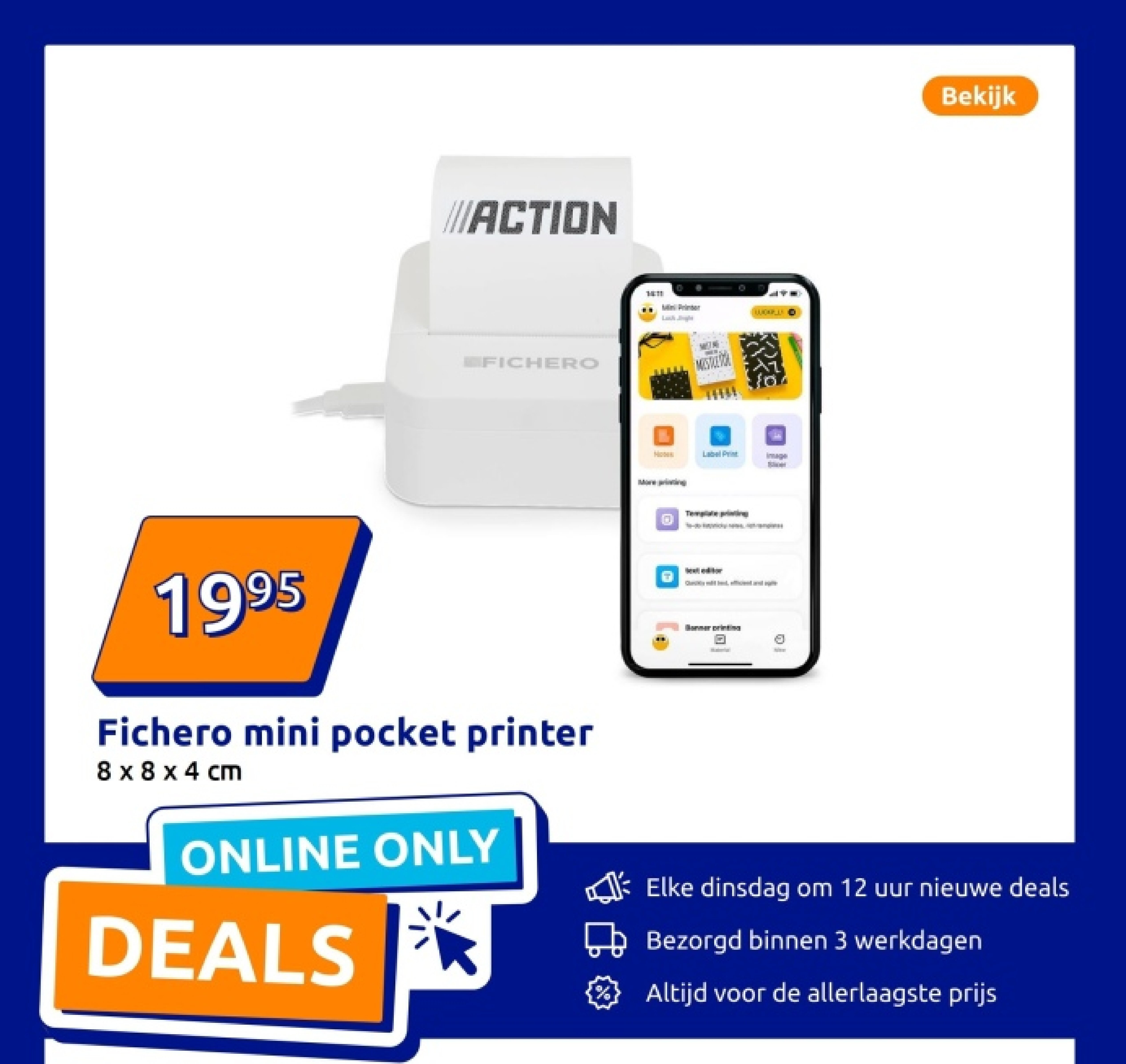 Fichero mini pocket printer