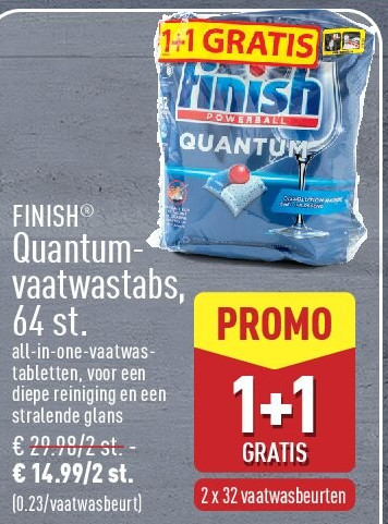 Quantumvaatwastabs, 64st.