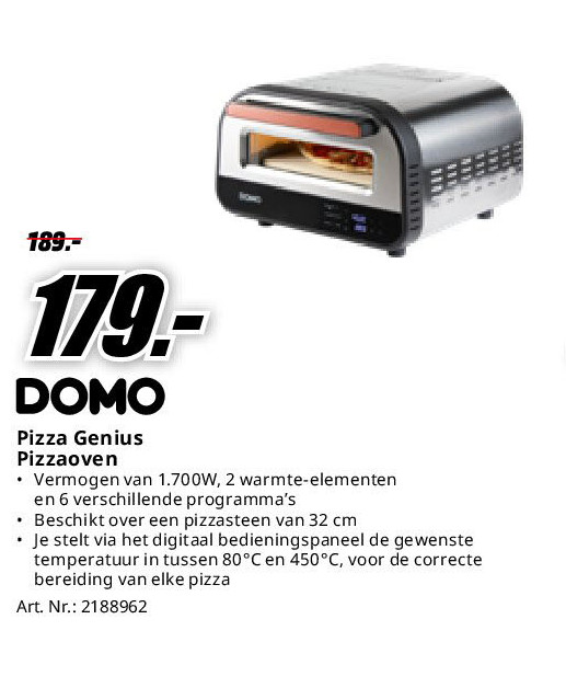 Pizza Genius Pizzaoven