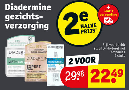 Diadernmine gezichts verzorging