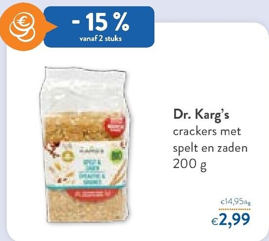 crackers met spelt en zaden