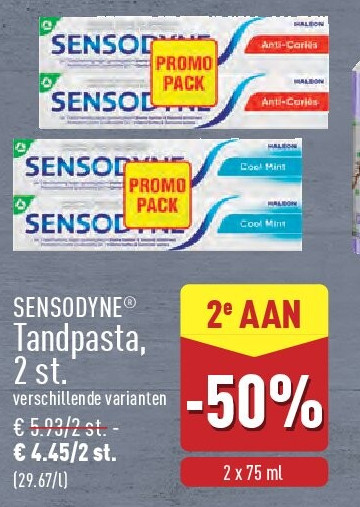 Tandpasta, 2st.