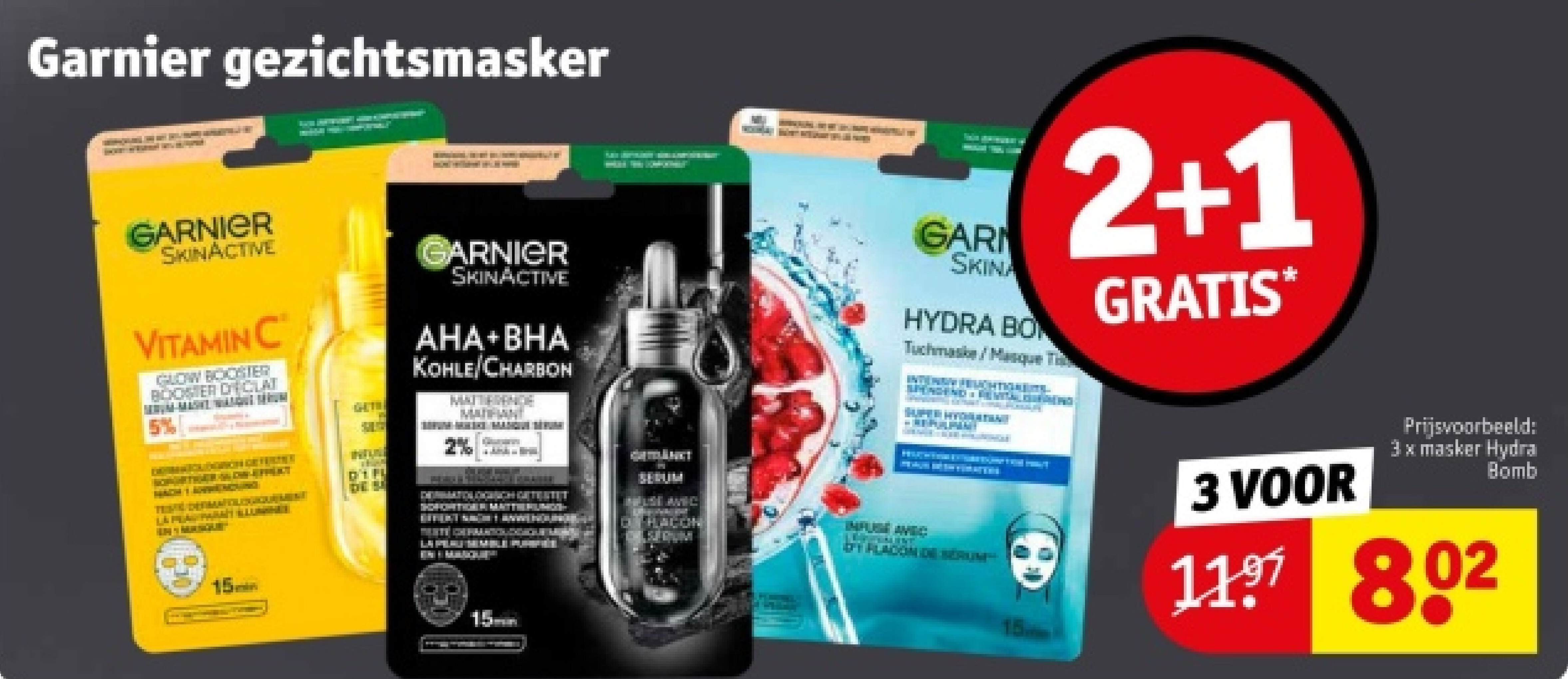 Garnier gezichtsmasker