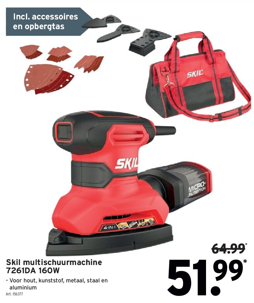 Skil multischuurmachine 7261DA 160W