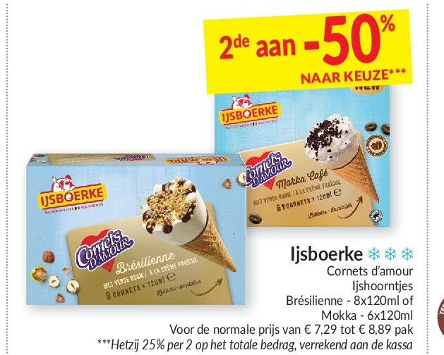 Ijsboerke Cornets d’amour