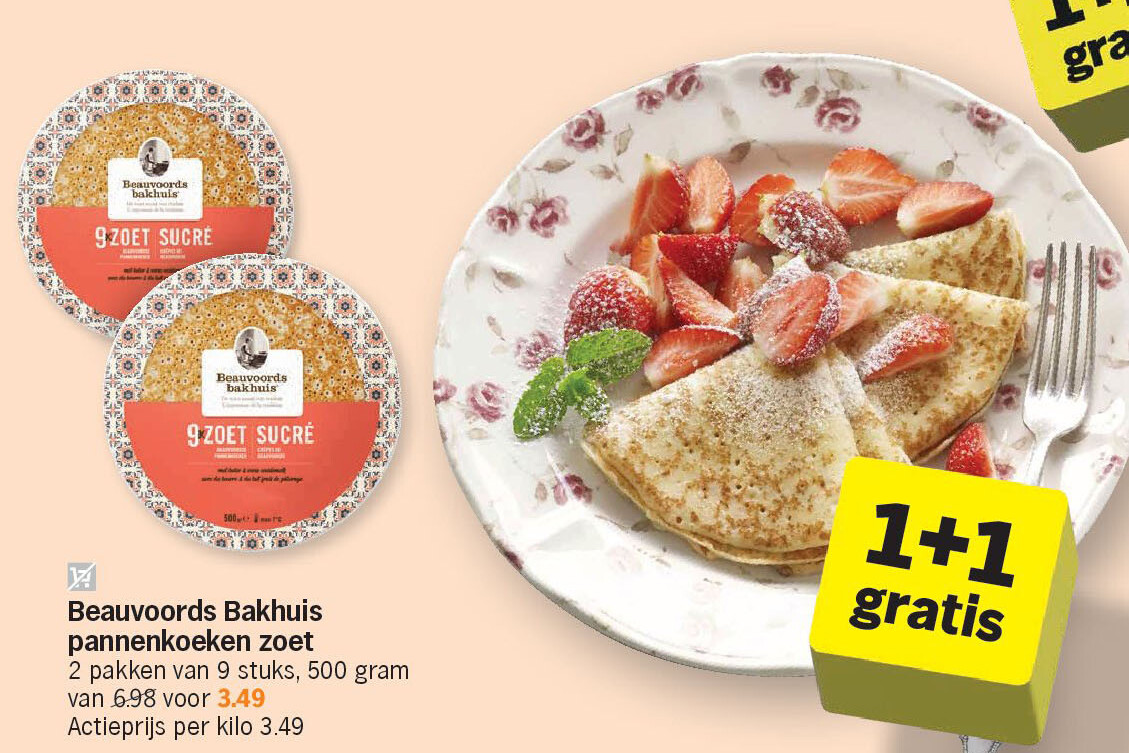 Beauvoords Bakhuis pannenkoeken zoet