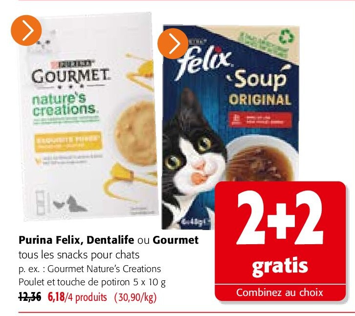 Gourmet Nature’s Creations Poulet et touche de potiron 5 x 10 g